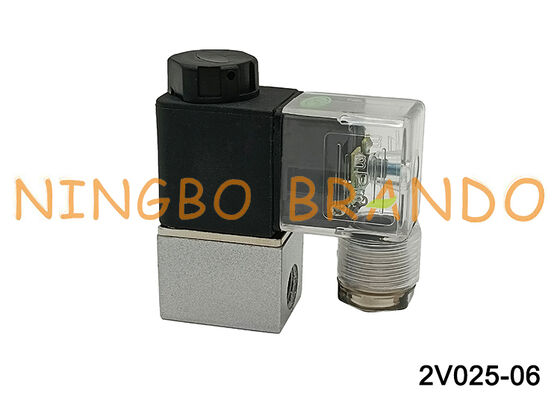 2V025-06 ปกติปิด Air น้ำน้ำมันโซลินอยด์วาล์ว 2V02506 DC12V