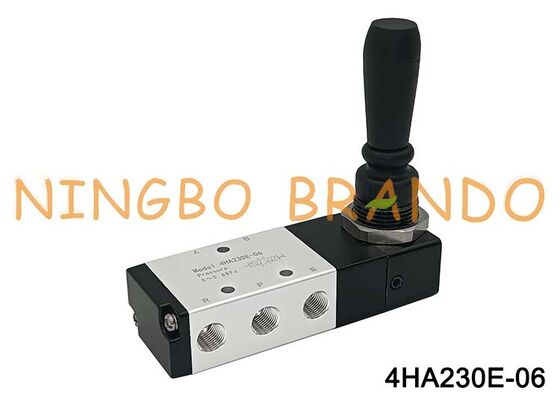 AirTAC ประเภท 4HA230E-06 วาล์วแบบแมนนวล 5/3 ทางวาล์วมือโยกแบบนิวเมติก