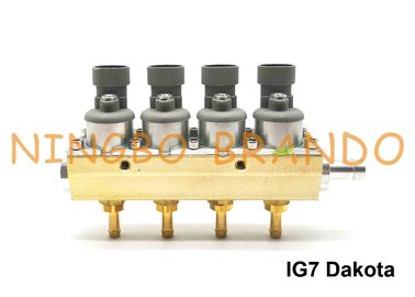 RAIL Type IG7 Dakota หัวฉีดนาวาโฮตัวราง 2 โอห์ม 4 กระบอกอลูมิเนียมสำหรับ LPG CNG