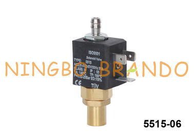 5515 CEME ประเภท 3 Way ปกติปิดทองเหลืองโซลินอยด์วาล์วสำหรับเครื่องชงกาแฟ 24 โวลต์ 220 โวลต์