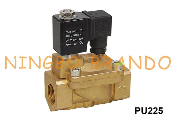 Shako ประเภททองเหลือง Solenoid Valve 1 1/4 