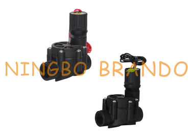 หยดชลประทานสปริงเกลอร์ไฟฟ้าพลาสติก Solenoid V Alve 3/4 