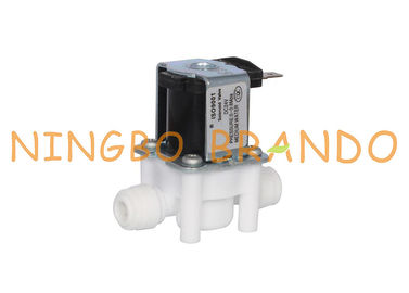 1/4 `` 24VDC POM พลาสติก RO โซลินอยด์วาล์วในประเทศสำหรับเครื่องกรองน้ำ