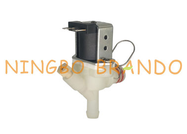 น้ำที่ไหลเข้าปรับได้โซลินอยด์วาล์วพลาสติกสำหรับเครื่องชงกาแฟ 24VDC 220VAC