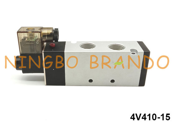 โซลินอยด์วาล์วลม 5/2 ทาง Airtac Type 4V410-15 1/2 