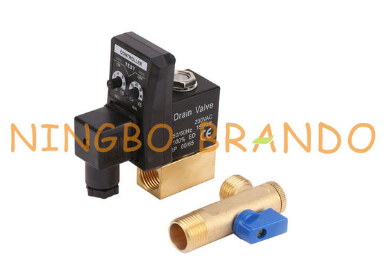 Timer Controlled Air Compressor Auto Drain Valve 1/4 '' 1/2 '' 110V 220V