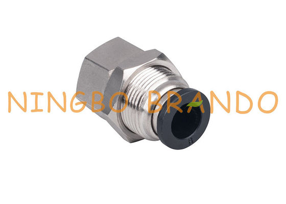 3/8 `` 10mm Bulkhead Female Straight Quick Connect อุปกรณ์ท่อนิวเมติก