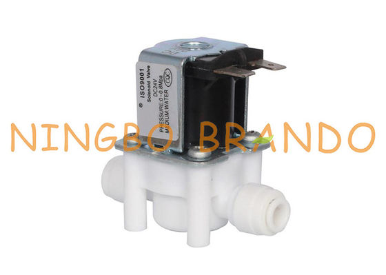 Push Fitting Type เครื่องกรองน้ำ Reverse Osmosis RO Solenoid Valve