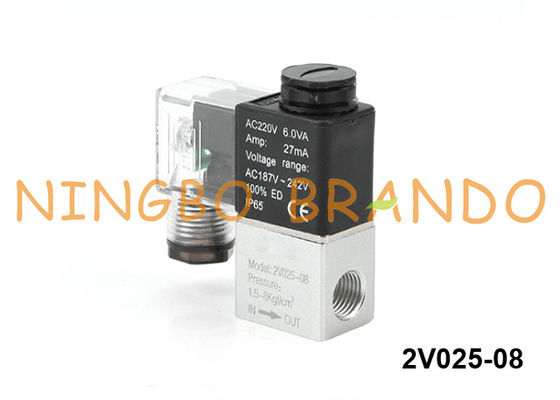 2V025-08 Airtac Type Air Solenoid Valve 1/4 '' 24VDC 12VDC