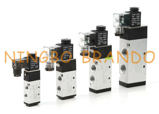 5/2 Way Single Solenoid นิวเมติกโซลินอยด์วาล์ว 5 ทาง 2 ตำแหน่ง