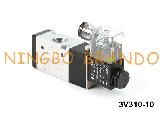 3V310-10 Airtac Type Pneumatic Solenoid Valve 3 ทาง 220VAC 24VDC