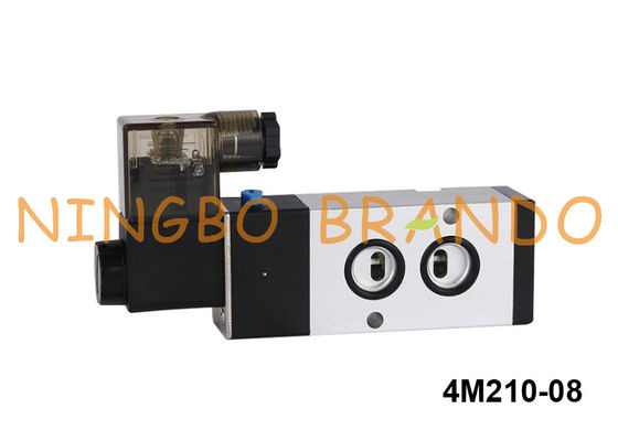 5/2 G1 / 4 '' Namur Solenoid Valve 4M210-08 Airtac ประเภท 24V DC 220V AC