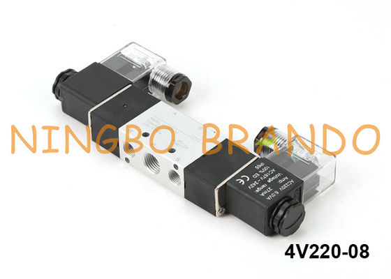 4V220-08 Airtac ประเภทนิวเมติกโซลินอยด์วาล์ว 4V220-08-DC24V DC24V
