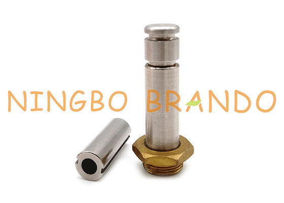 NC NBR ซีลสแตนเลส 304 M16 เกลียวโซลินอยด์วาล์ว Armature