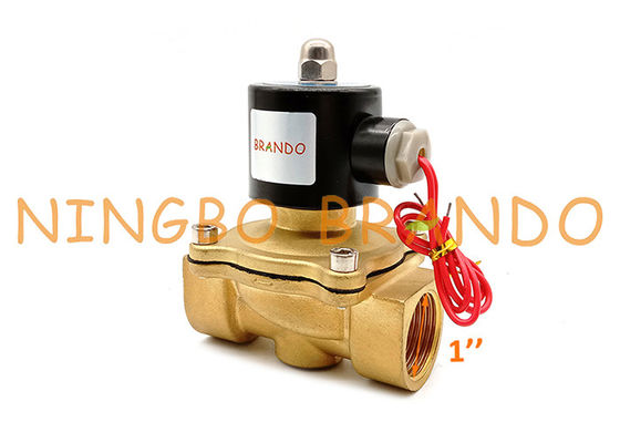UW-25 2W250-25 1 นิ้วกึ่งไดอะแฟรมอากาศน้ำโซลินอยด์วาล์ว