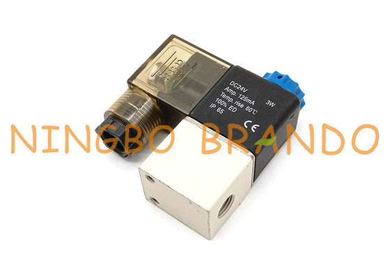 2 ตำแหน่ง 2 ทาง 1/8'' 2V025-06 DIN43650A นิวเมติกโซลินอยด์วาล์ว