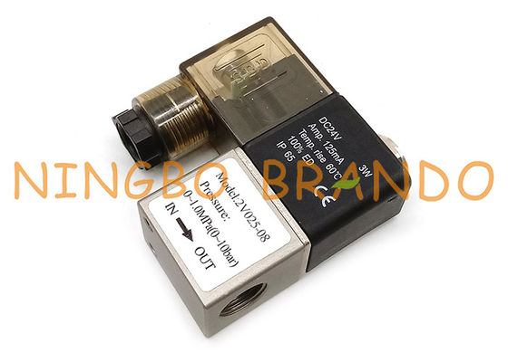 2V025-08 2 ตำแหน่ง 2 พอร์ต 1/4