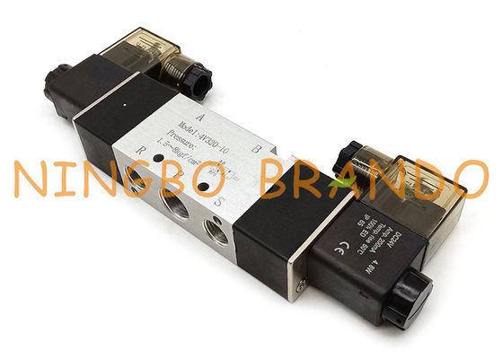 Airtac Type 4V320-10 3/8 '' 5/2 Way Terminal นิวเมติกโซลินอยด์วาล์ว
