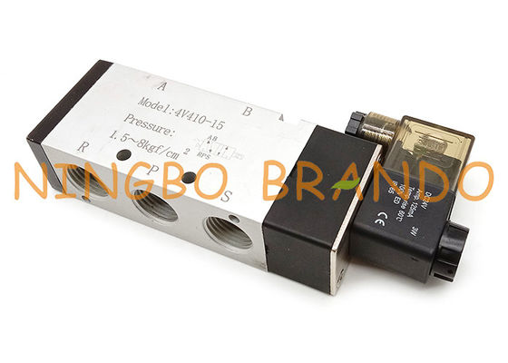 Airtac Type 4V410-15 5/2 Way Air Control นิวเมติกโซลินอยด์วาล์ว