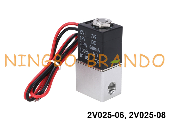 Airtac Type 2/2 Way โซลินอยด์แอร์วาล์ว 2V025-06 2V025-08 24V 220V
