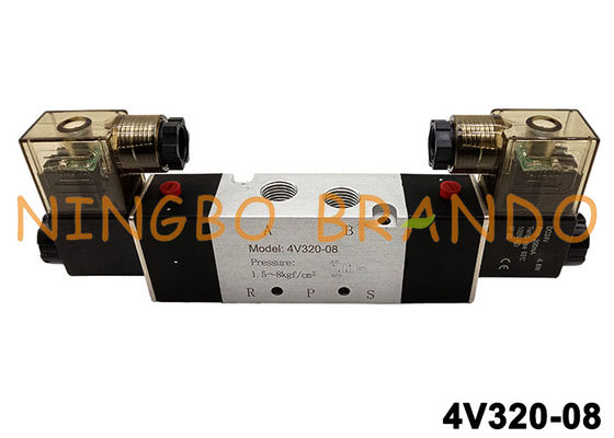 4V320-08 Airtac Type วาล์วควบคุมลมนิวเมติก 4V320-1/4 24V 220V